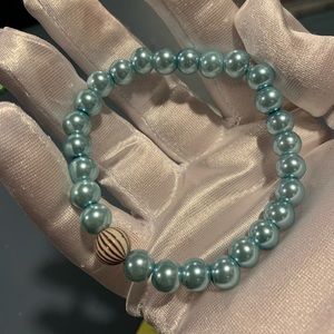 👾5 for $25 🧵Blue beaded Bracelet 🧵